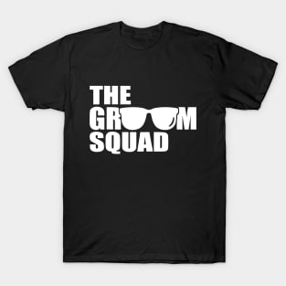 Groom Squad Groomsmen Funny Stag Bachelor Party T-Shirt